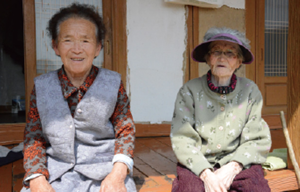 삼남면 하잠리의 노복록할머니