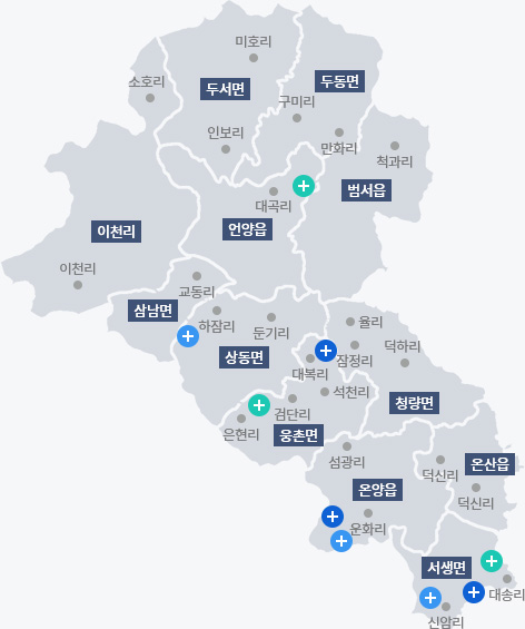 울주 지도